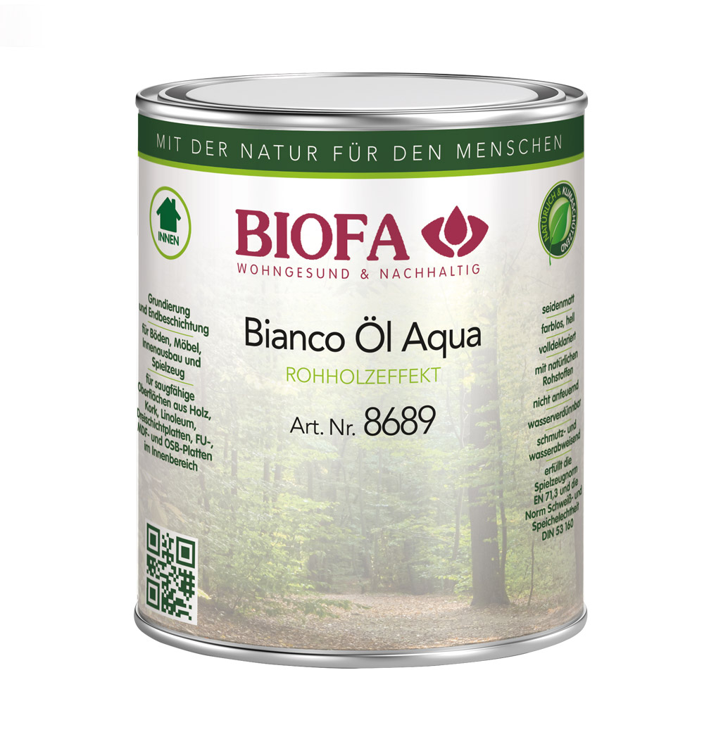 Bianco Öl Aqua, Rohholzeffekt